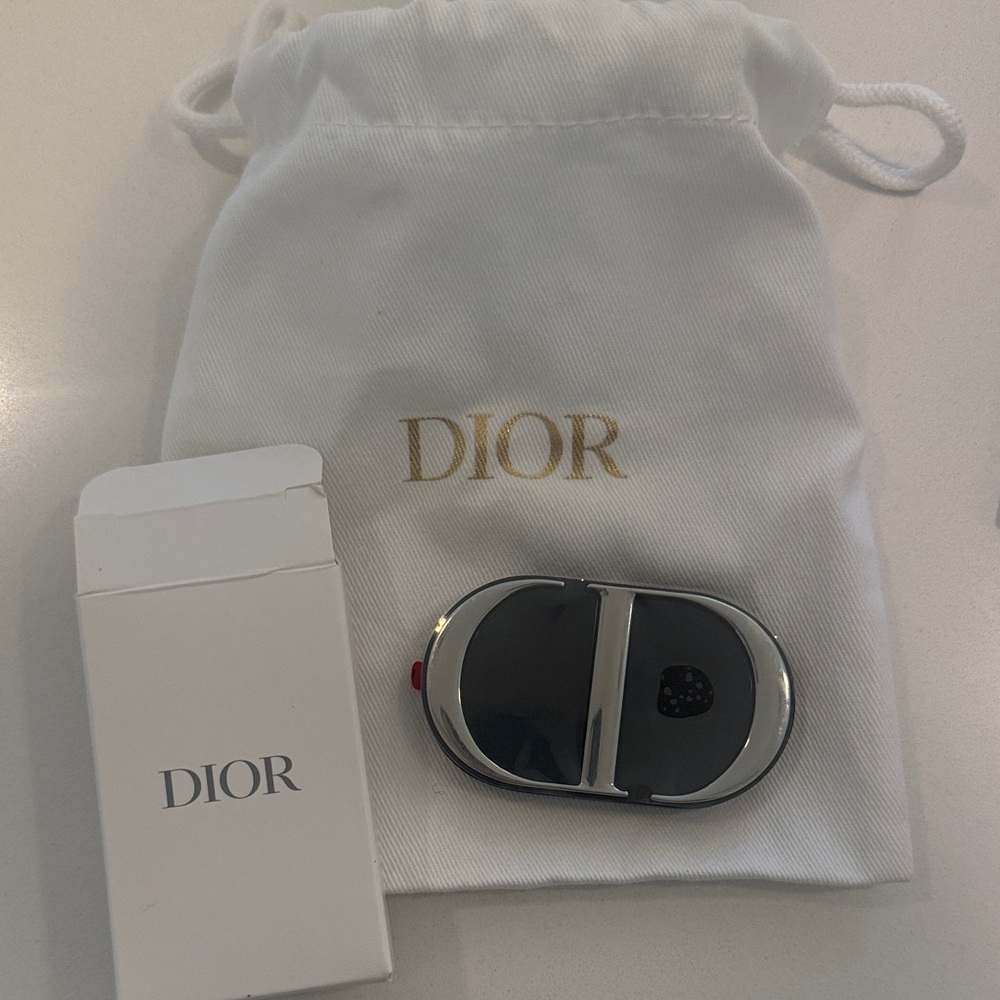 Christian Dior Phone Mirror and Stand (comes with pouch)